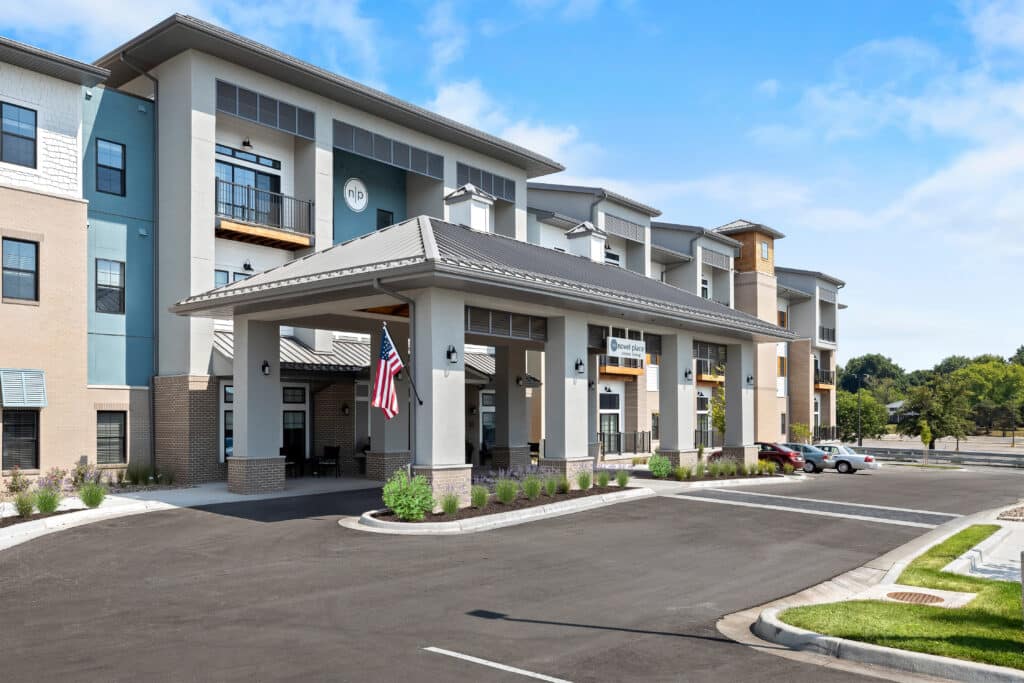 Novel Place Overland Park community entrance